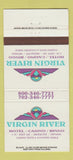 Matchbook Cover - Virgin River Hotel Casino Bingo Mesquite NV 30 Strike