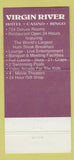 Matchbook Cover - Virgin River Hotel Casino Bingo Mesquite NV 30 Strike