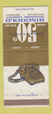 Matchbook Cover - Ringgold Telephone Company GA 1962 WEAR 30 Strike