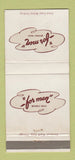Matchbook Cover - For Men Beverly Hills CA WEAR 30 Strike