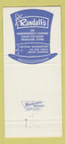Matchbook Cover - Randall's Men's Clothes Omaha NE 30 Strike