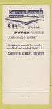 Matchbook Cover - Sheffield Hardware Americus GA Lowe Bros Paint 30 Strike