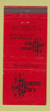 Matchbook Cover - Diamond Jim's St Paul MN restaurant 30 Strike