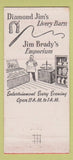 Matchbook Cover - Diamond Jim's St Paul MN restaurant 30 Strike