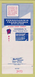 Matchbook Cover - Pennsylvania Transformer Division Canonsburg PA WEAR 30 Strike