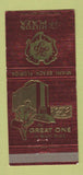 Matchbook Cover - Hilton Plaza Hotel Miami Beach FL WEAR 30 Strike