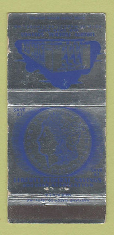 Matchbook Cover - Liberty Federal Savings Baltimore MD WEAR 30 Strike