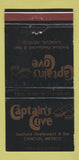 Matchbook Cover - Captain's Cove Cancun Mexico WEAR 30 Strike