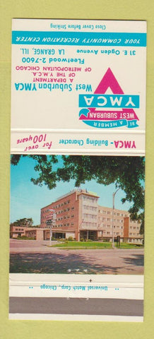 Matchbook Cover - West Suburban YMCA Chicago IL La Grange 30 Strike