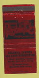Matchbook Cover - Colonial Savings and Loan Elizabeth NJ WEAR RED 30 Strike