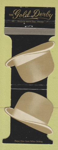 Matchbook Cover - The Gold Derby Gaslight Club Jewelite