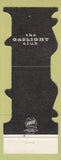 Matchbook Cover - The Gold Derby Gaslight Club Jewelite