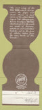 Matchbook Cover - High Noon Albuquerque NM Jewelite