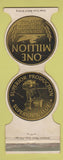 Matchbook Cover - Johnson Boat Motors 1 Million Gulf oil gas Beloit WI WORN