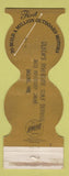 Matchbook Cover - Johnson Boat Motors 1 Million Gulf oil gas Beloit WI WORN