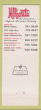 Matchbook Cover - La Margarita Restaurants Chicago Schaumburg Morton Grove IL