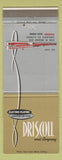 Matchbook Cover - Driscoll Electro Plating Anodizing Chicago IL WEAR
