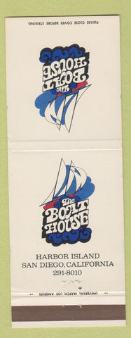 Matchbook Cover - The Boat House San Diego CA