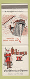 Matchbook Cover - Vikings IV Solvang CA  WEAR