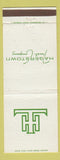 Matchbook Cover - Hagerstown Trust Company MD