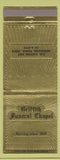 Matchbook Cover - Griffith Funeral Chapel Norwood PA