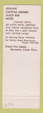 Matchbook Cover - Holiday Acres bowling motel golf Bridgeport MI