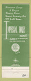 Matchbook Cover - Imperial House Motel Lexington KY