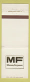 Matchbook Cover - Massey Ferguson Tractors Clarksville TN Jim Brown's