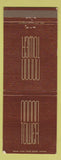 Matchbook Cover - Tower Restaurant Ramsey NJ WEAR