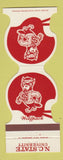 Matchbook Cover - NC State Wolfpack Football 1981 Bank