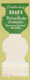Matchbook Cover - Eastern Michigan Hurons Football Haab's Ypsilanti MI WEAR