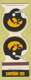 Matchbook Cover - Iowa Hawkeyes Football 1981 Climate Control Iowa City IA