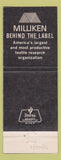 Matchbook Cover - Milliken Textile Research