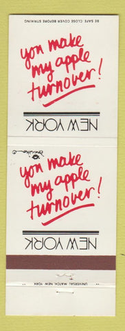 Matchbook Cover - New York Apple Turnover joke