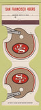 Matchbook Cover - San Francisco 49ers Football ICX 1981