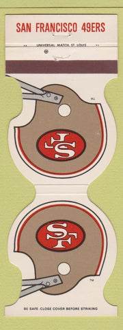 Matchbook Cover - San Francisco 49ers Football ICX 1981