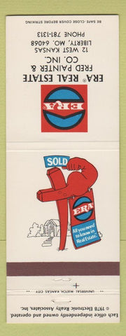 Matchbook Cover - ERA Real Estate Fred Painter Liberty MO