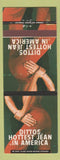 Matchbook Cover - Dittos Jeans girlie DJ's Denims Lee's Summit MO