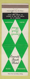 Matchbook Cover - Emerald Beach Motel Biloxi MS