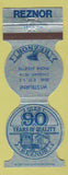 Matchbook Cover - Reznor Westburne Calgary AB heaters furnaces