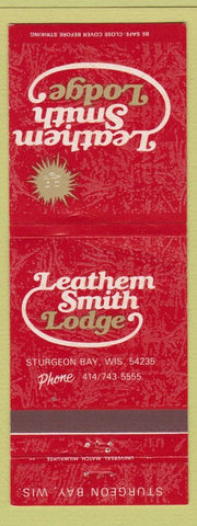 Matchbook Cover - Leathem Smith Lodge Sturgeon Bay WI
