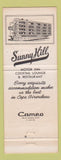 Matchbook Cover - Sunny Hill Motor Inn Restaurant Cape Girardeau MO