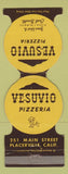Matchbook Cover - Vesuvio Pizza Placerville CA WEAR Jewelite