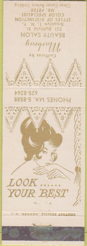 Matchbook Cover - Marbray Beauty Salon Brooklyn NY girlie