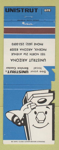 Matchbook Cover - Unistrut GTE Phoenix AZ