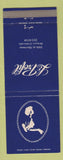 Matchbook Cover - Le Profil Denver Colorado