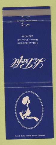 Matchbook Cover - Le Profil Denver Colorado