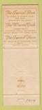 Matchbook Cover - Imperial House Lexington KY