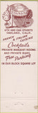 Matchbook Cover - Villa De La Paix Oakland CA