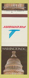 Matchbook Cover - Piedmont Airlines Washington DC